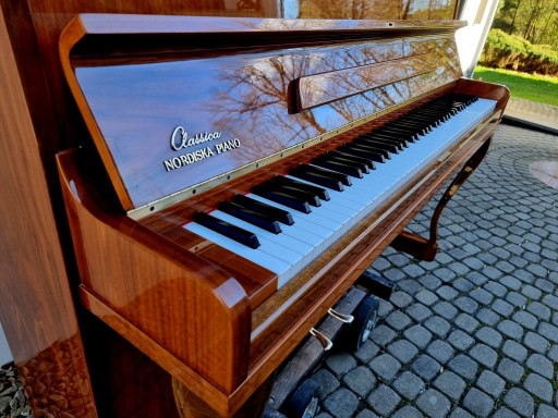 Пианино Nordiska Classica 112см RENNER 1977 ТЕМНО-КОРИЧНЕВЫЙ глянцевый