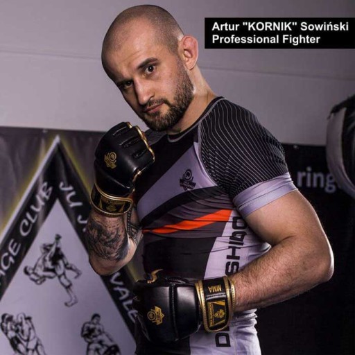 Bushido Rękawice MMA chwytne czarne E1V8 XL
