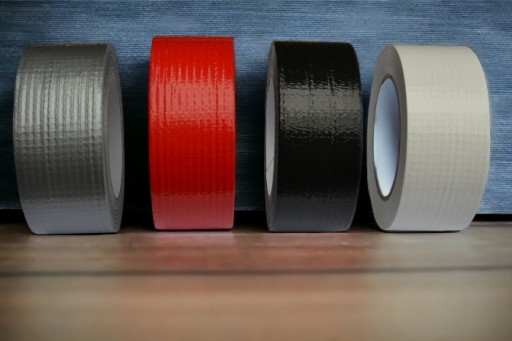 Taśma oznaczeniowa naprawcza duct tape 48mm 45m uniwersalana czerwona
