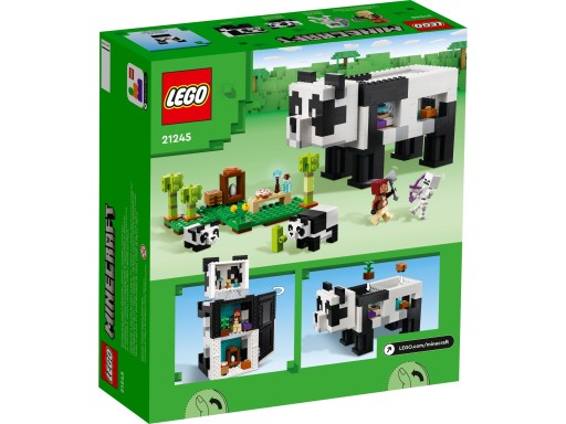 LEGO MINECRAFT 21245 REZERWAT PANDY
