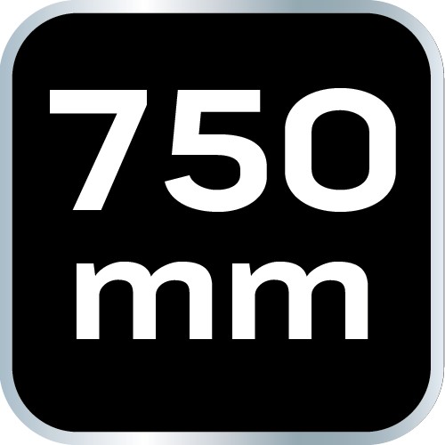 Линейная линейка Линейка 75см, сталь NEO