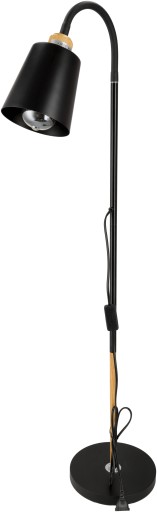 LED ТОРШЕР 150СМ ЧЕРНЫЙ LOFT 1xE27 с выключателем