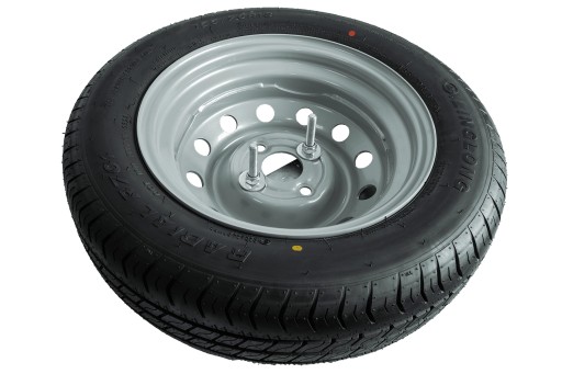 Koło zapasowe 155/70 R13 FELGA 4x100 ET:30 57mm + wspornik do przyczepki