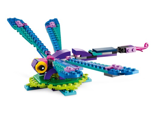 LEGO 31157 Egzotyczny paw Creator 3 w 1 motyl ważka