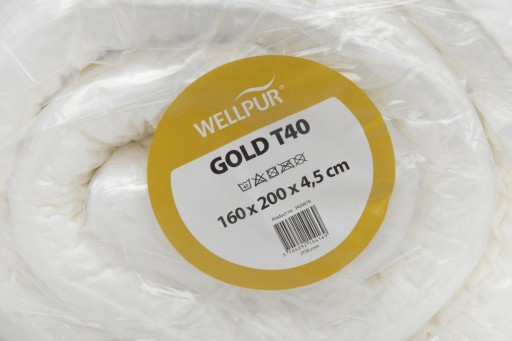 Верхний матрас T40 WELLPUR ТЕРМОЭЛАСТИЧНАЯ ПЕНА 160x200см