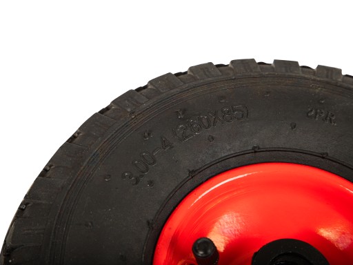 КОЛЕСО ДЛЯ ТАЧКИ, ТЕЛЕЖКА НА ПЛАТФОРМЕ 260x85MM КОЛЕСО 3,00/4, ТРУБКА, 20, 136 КГ