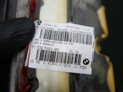 BMW F33 СИДЕНЬЕ СИДЕНЬЕ ПЕРЕДНЕЕ ПРАВОЕ 7327582 ROT