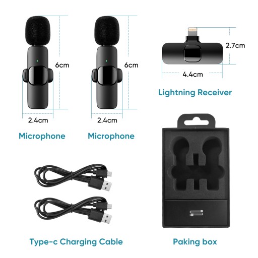 2 беспроводных микрофона USB-C для вашего телефона