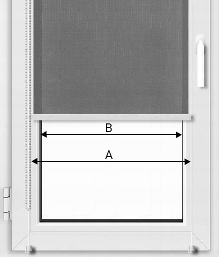 Roleta DZIEŃ i NOC 87x220 cm na wymiar + OBCIĄŻNIK