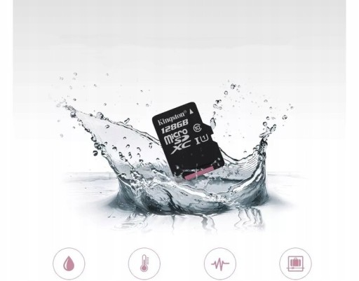 Карта памяти microSD Kingston Canvas Select Plus емкостью 128 ГБ