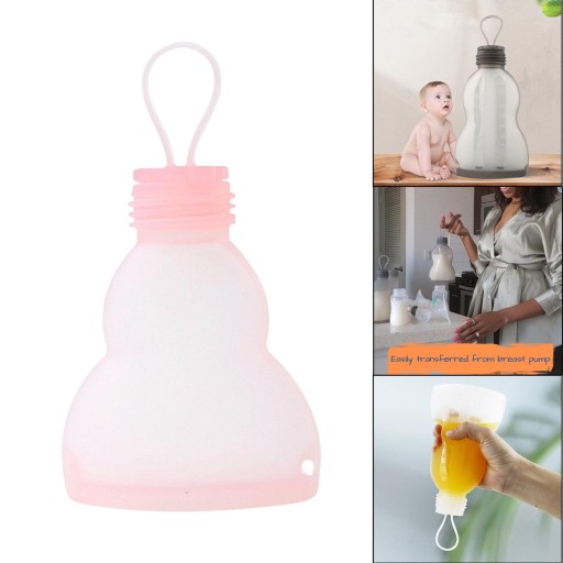 Силиконовое молочко Milk Saver для кормления 150мл Розовый