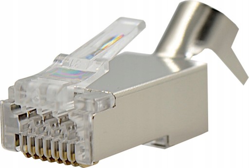 RJ45 EZ вилки STP прямоточные кат.6А кат.7 7А 10шт.