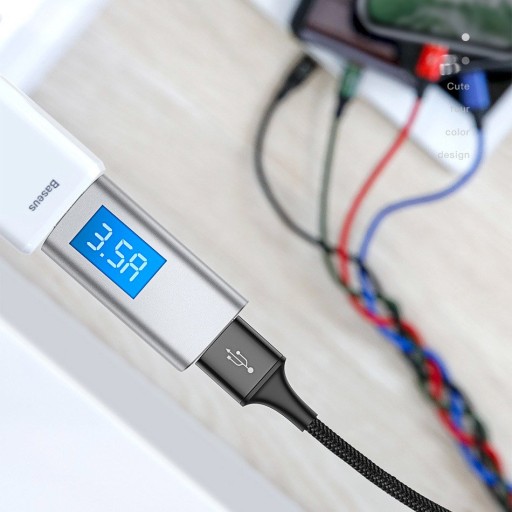 КАБЕЛЬ USB-КАБЕЛЬ 4 в 1 2 порта Lightning USB-C microUSB