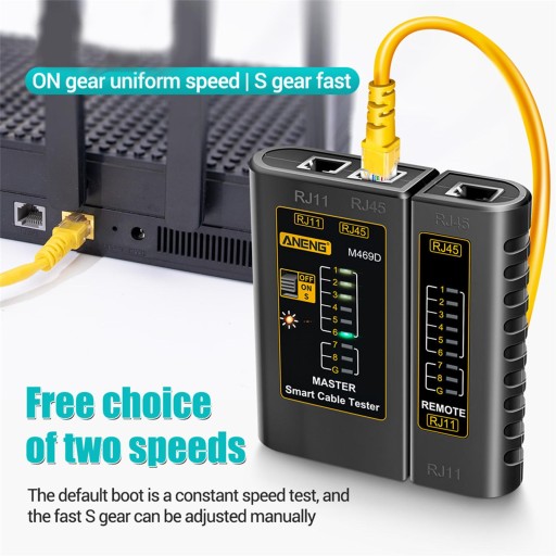Инструмент тестирования тестера кабеля Ethernet