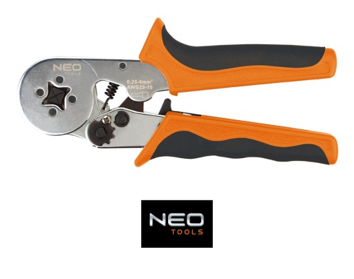 NEO 01-507 КЛЕММЫ КЛЕММЫ ДЛЯ ОБЖИМА КЛЕММЫ ПРЕСС 0,25 мм2 - 6 мм2