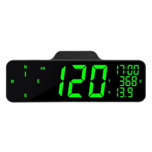 9-calowy ekran samochodowy HUD KM/H MPH Alarm