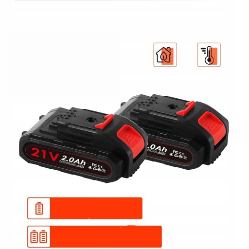 SEKATOR AKUMULATOROWY DO KRZEWÓW GAŁĘZI 30mm 21V + 2 X AKU 2Ah + WALIZKA