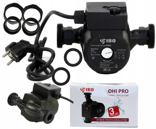 ЦИРКУЛЯЦИОННЫЙ НАСОС IBO OHI PRO 25-40/180 ЦИРКУЛЯЦИЯ