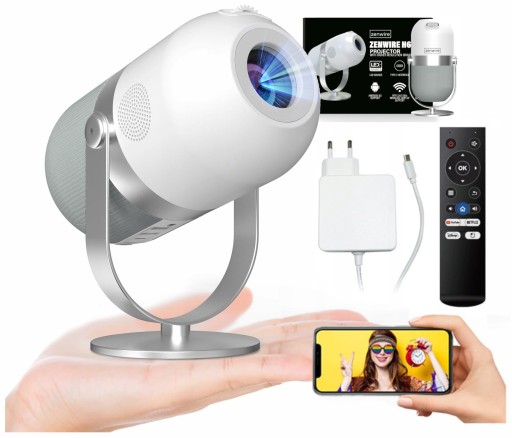 МИНИ-ПРОЕКТОР 360 ANDROID WiFi ПОРТАТИВНЫЙ FULL HD ПРОЕКТОР для USB-телефона