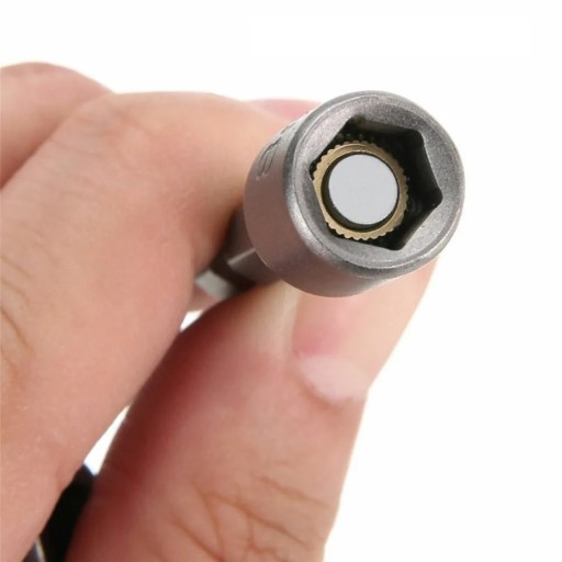 Zestaw 5 szt NASADKA 10 mm DO WKRĘTARKI HEX MAGNETYCZNA BIT Nasadki Farmer