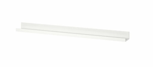 Полка для фотографий Ikea mosslanda белая 115 см