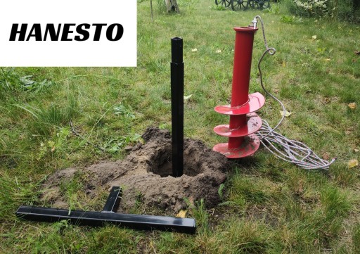 Wiertnica ręczna do studni 7m fi145mm + Szlamówka