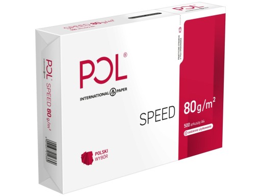 Бумага для ксерокса Polspeed А4 80г - 5 шт.