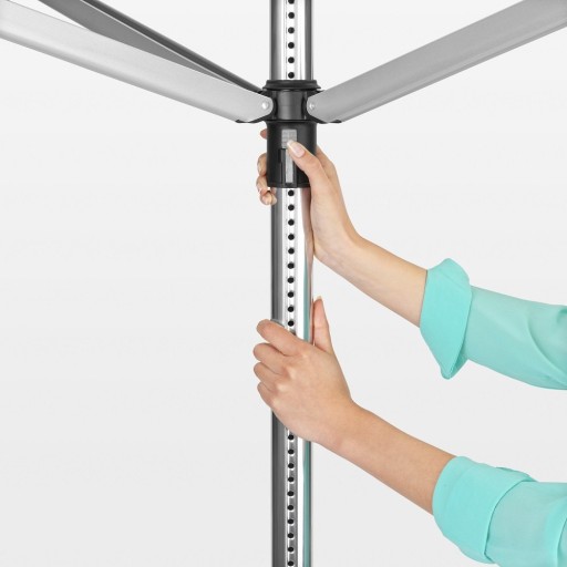 BRABANTIA - Садовая сушилка 50 м - Наземный монтаж, крышка...