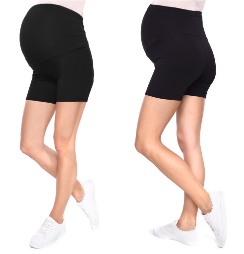 MijaCulture legginsy spodenki ciążowe M012 1b