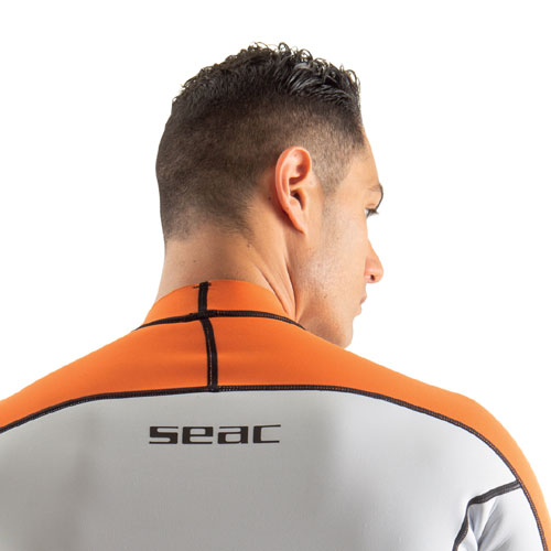 Мужская футболка SEAC FIT LONG из неопрена с длинными рукавами, ширина 2 мм, размер S