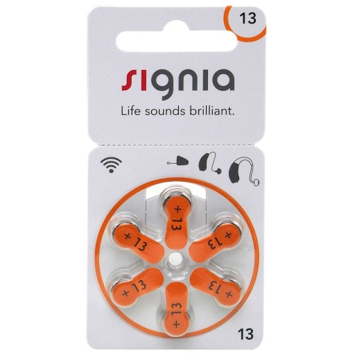 ! Батарейки Siemens Signia 13 MF 5 блистеров 1,45В