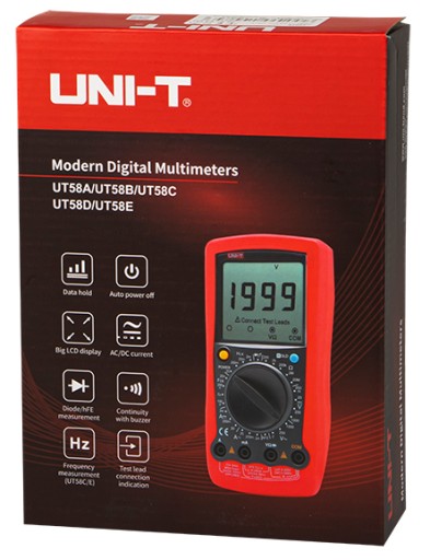 Цифровой портативный измеритель тока UNI-T UT58D