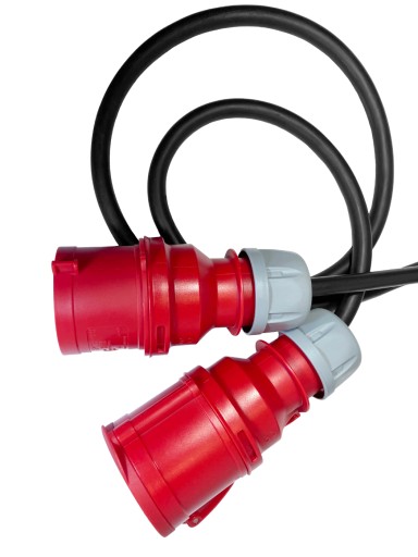 Удлинительный кабель питания H07RN-F 5x6 2м ФАЗОВЫЙ КРОССОВЕР