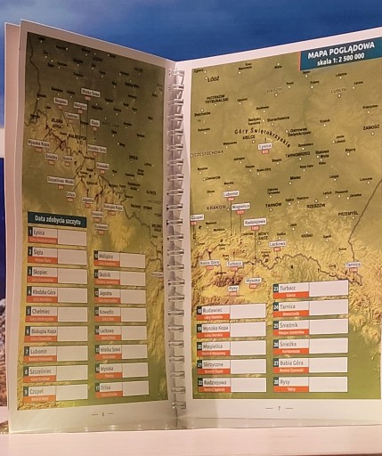 Przewodnik 2025 turystyczny Korona Gór Polski Compass KGP GOT trasy mapa