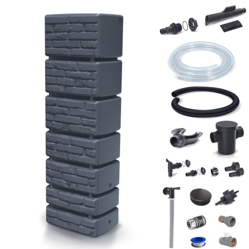 TOWER BRICK Резервуар для дождевой воды 350л + соединения
