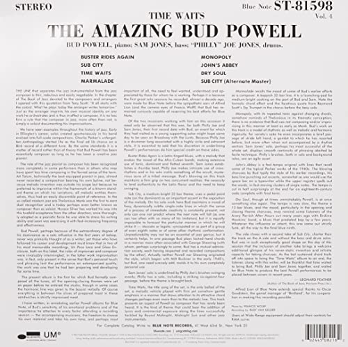 BUD POWELL Time Waits: The Amazing Vol.4 (LP)