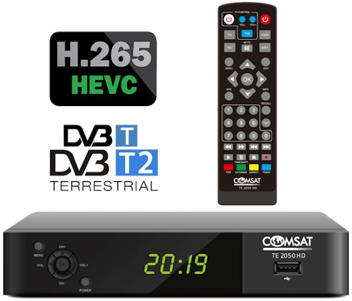 COMSAT TE2050HD H.265 HEVC DVB-T2 ТВ-тюнер-декодер
