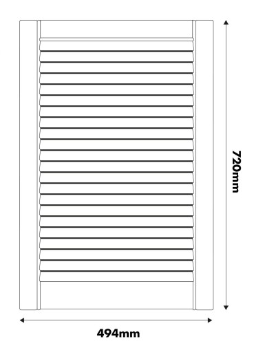 Drzwiczki Ażurowe Kolor Biały DIY Szafki Komody