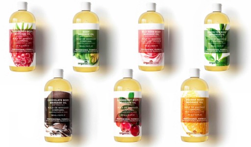 Organic Olejek do masażu ciała żurawina 500 ml