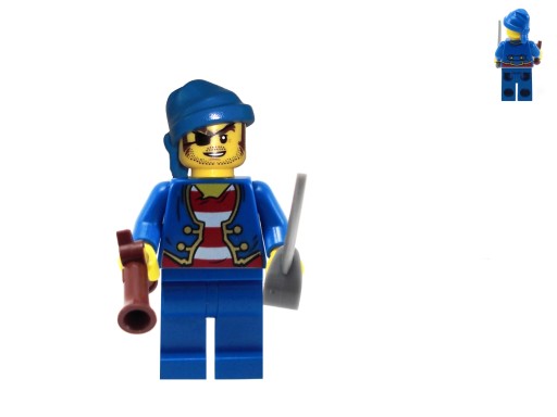 LEGO Pirates - Пират + сабля + пистолет!