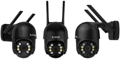 ВРАЩАЮЩАЯСЯ НАРУЖНАЯ IP-КАМЕРА WiFi 4K ULTRA HD ЗУМ ОБНАРУЖЕНИЕ ЧЕРНОГО 8MPx