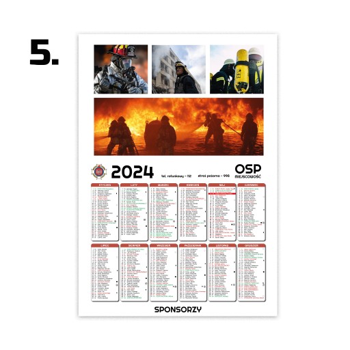 КАЛЕНДАРЬ FIRE FIRE односторонний ПРОБНЫЙ x1
