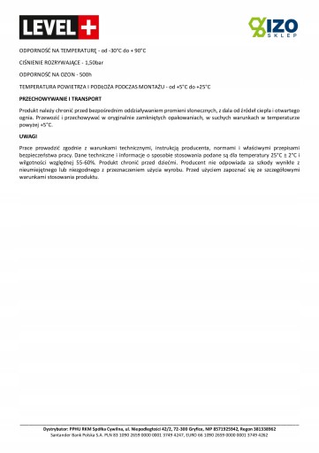 Mankiet Uszczelniający 150mm Ø25 Hydroi 10szt G03