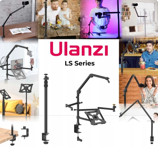 Настольный зажим-тисок для светодиодного микрофона камеры Ulanzi VIJIM LS08