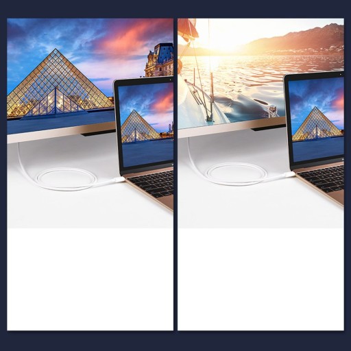 UGREEN MM139 однонаправленный адаптер USB-C — Display Port 4K 1,5 м белый