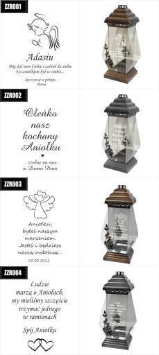 ZNICZ kapliczka z dedykacją GRAWEREM dla Dziadka