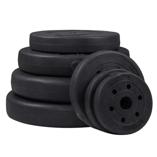 OBCIĄŻENIE ZESTAW TALERZE 2x2,5kg OBCIĄŻENIA KOMPOZYTOWE BITUMICZNE 29mm
