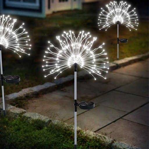 2X LAMPA SOLARNA OZDOBA OGRODOWA DMUCHAWCE 150 LED