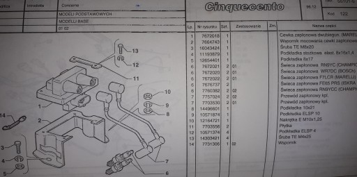 Свечи зажигания F7LCR Magneti Marelli