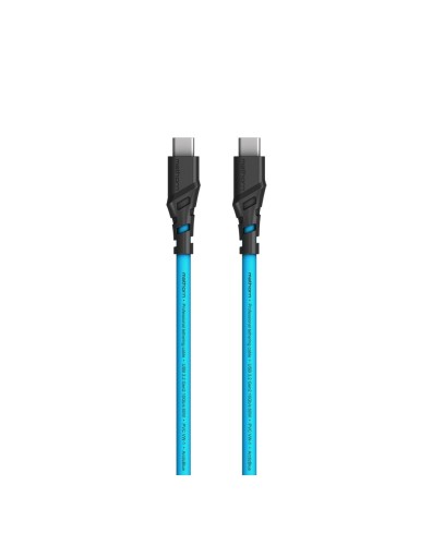 Kabel tethering Mathorn MTC-510 5m 10Gbps 60W USB C-C ArcticBlue